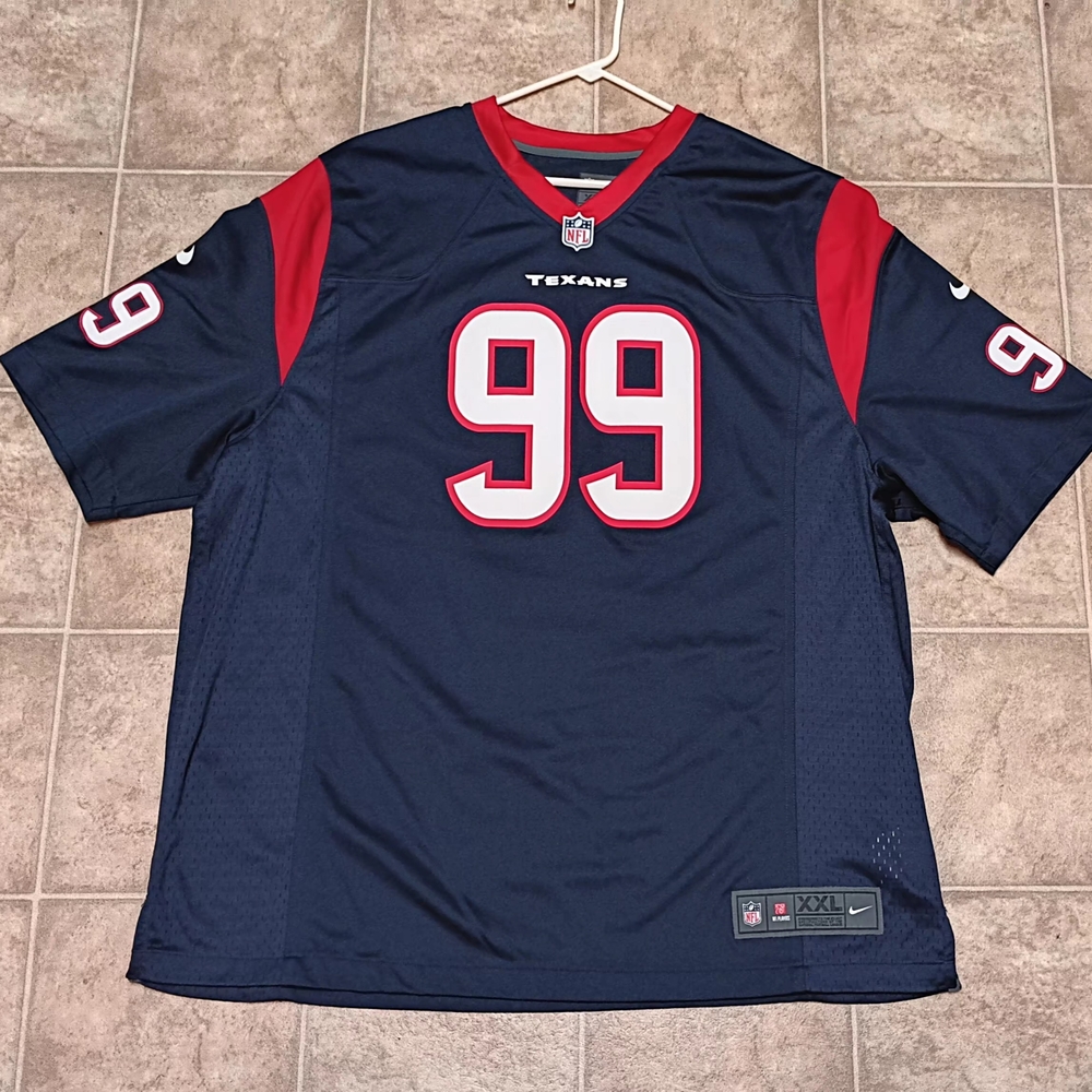 Nike Texans Jersey Watt 99 Like New - Picture 1 of 5
